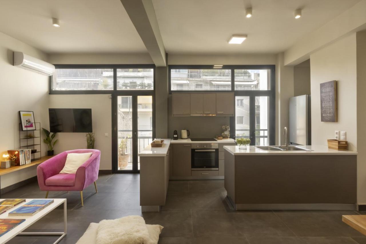 Апартаменты Α Rare Lux Artistic Renv Gem Opposite Emst Museum Афины Экстерьер фото